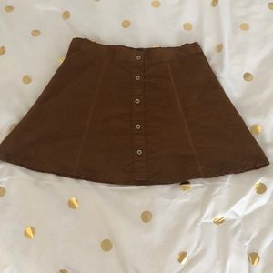 Brown skirt